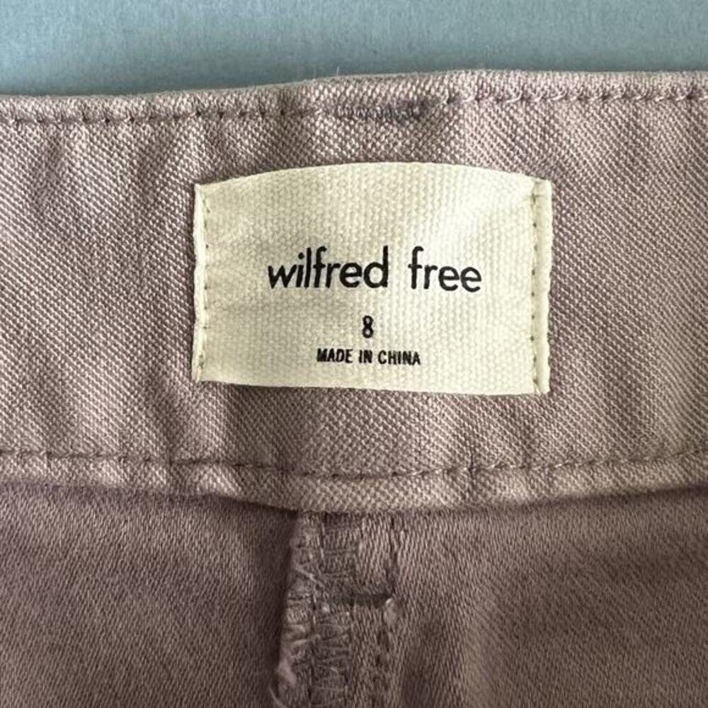 Aritzia Straight Leg Pants in Dusty Mauve - Picture 4 of 5